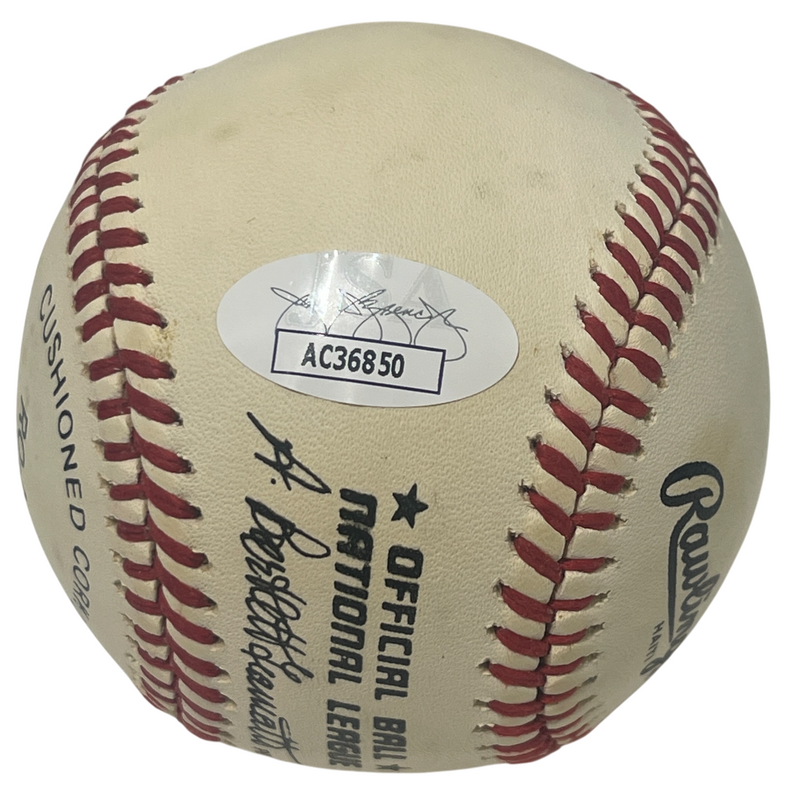 Rick Sutcliffe Signed Autographed Rawlings National League Baseball Cubs JSA COA