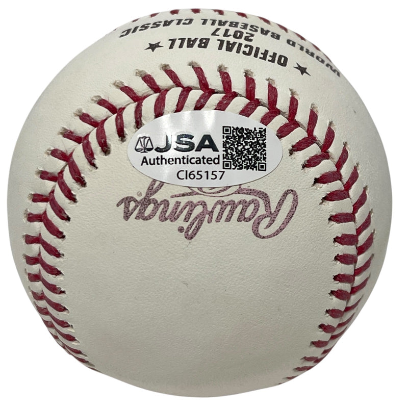 Carlos Correa Signed Autographed 2017 World Baseball Classic Baseball JSA COA