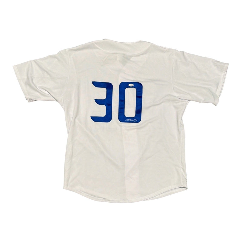 Adam Lind Signed Syracuse SkyChiefs Authentic Jersey JSA COA Toronto Blue Jays