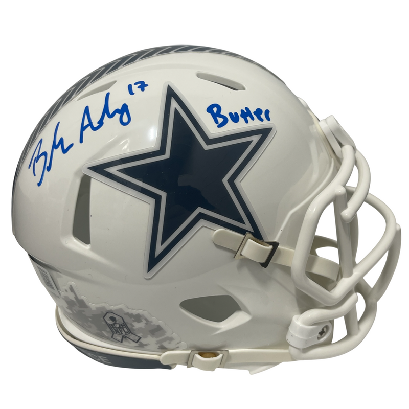 Brandon Aubrey Signed Cowboys Salute 24 Mini Helmet w/ Butter Beckett W BAS COA