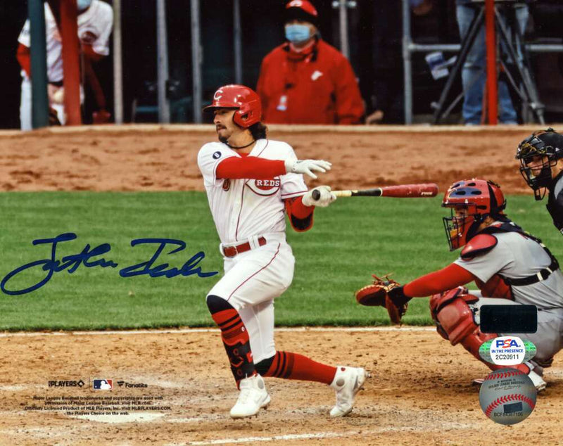 Jonathan India Signed Auto Autographed 8x10 Photo MLB Debut PSA ITP COA #3