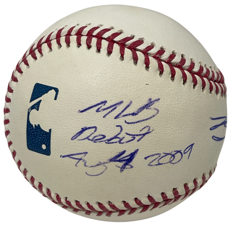 Brian Matusz Signed ROMLB Baseball Baltimore Orioles w MLB Debut 8/4/09 LSCM COA
