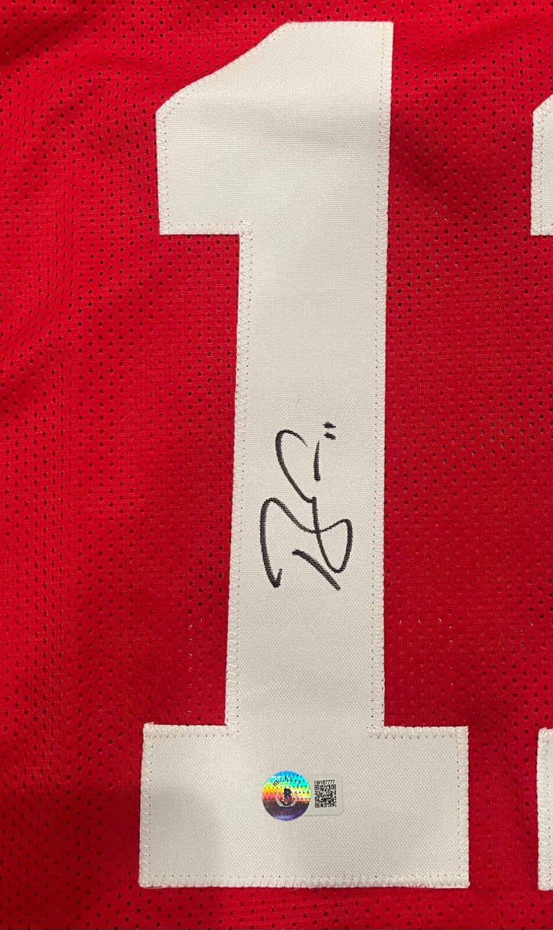 Brandon Aiyuk Signed San Francisco 49ers Custom Jersey Beckett Witness BAS COA
