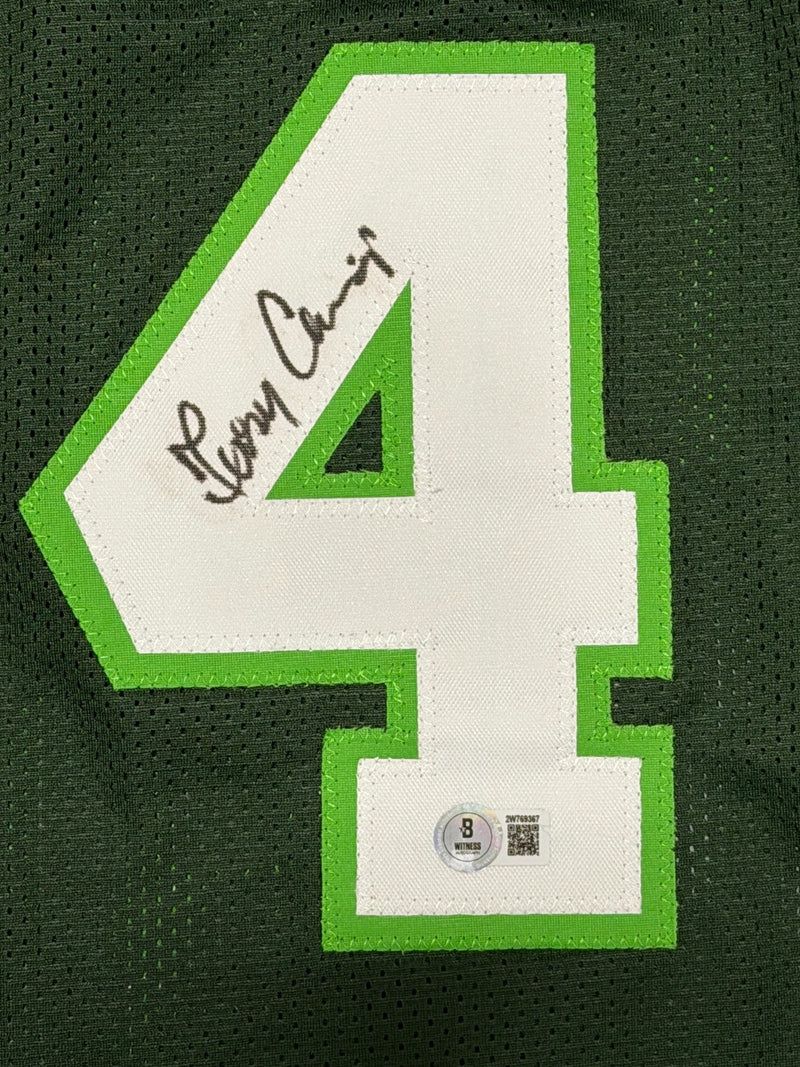 Terry Cummings Signed Milwaukee Bucks Custom Jersey Beckett Witness BAS COA B