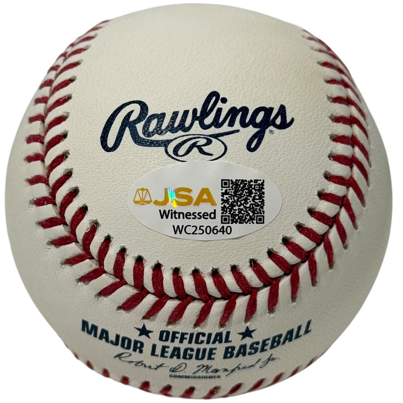 Shane Spencer Signed Autographed ROMLB Baseball w/ 3x WSC JSA WITNESS COA