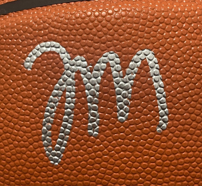 Tyrese Maxey Signed Spalding NBA Basketball Upper Deck UDA COA Philadelphia 76er