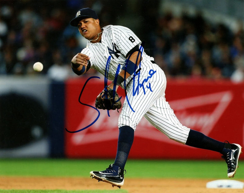 Starlin Castro Signed Autographed New York Yankees 8x10 Photo LSCM COA #2