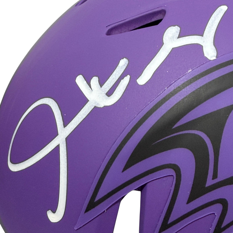 Derrick Mason Signed Autographed Baltimore Ravens Rave Mini Helmet JSA Wit COA