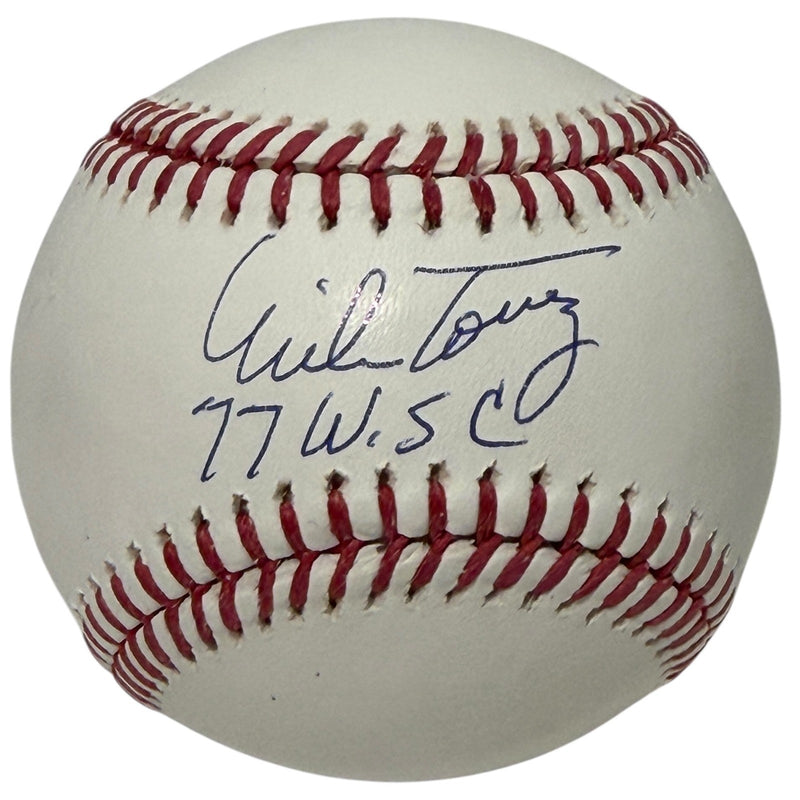 Mike Torrez Signed Autographed ROMLB Baseball w/ 77 WSC JSA Witness COA