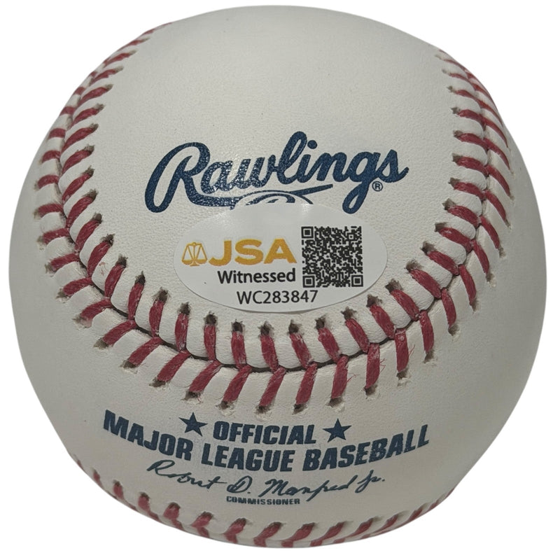 Rick Monday Signed Autographed ROMLB Baseball JSA WITNESS COA