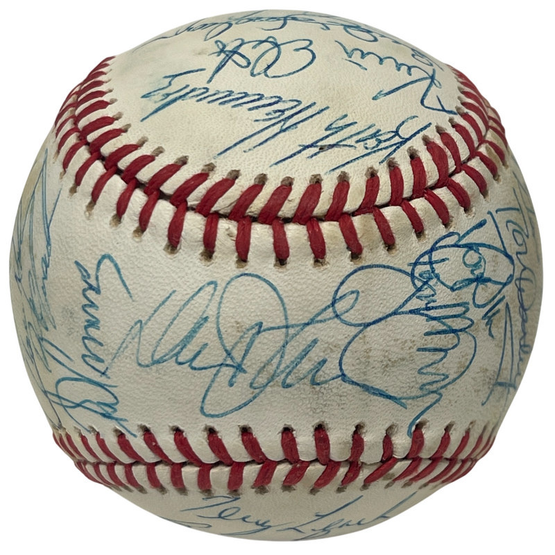 1988 New York Mets Team Signed Autograph ONL National League Baseball JSA LOA A