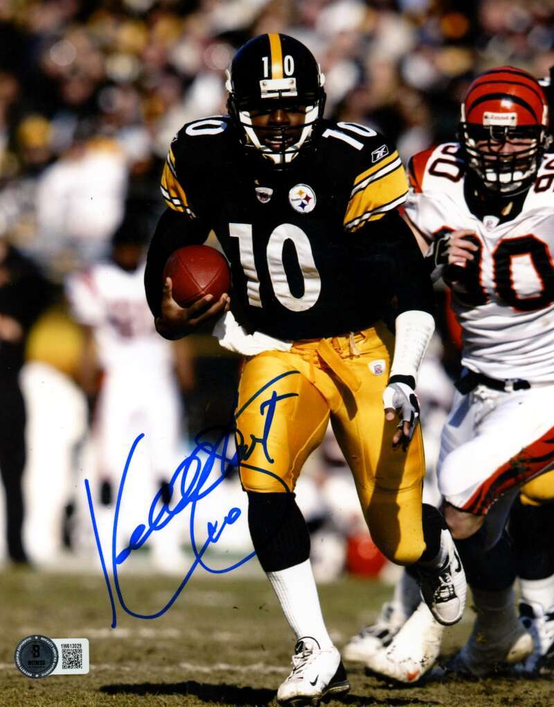 Kordell Stewart Signed Pittsburgh Steelers 8x10 Photo Beckett Wit BAS COA #1