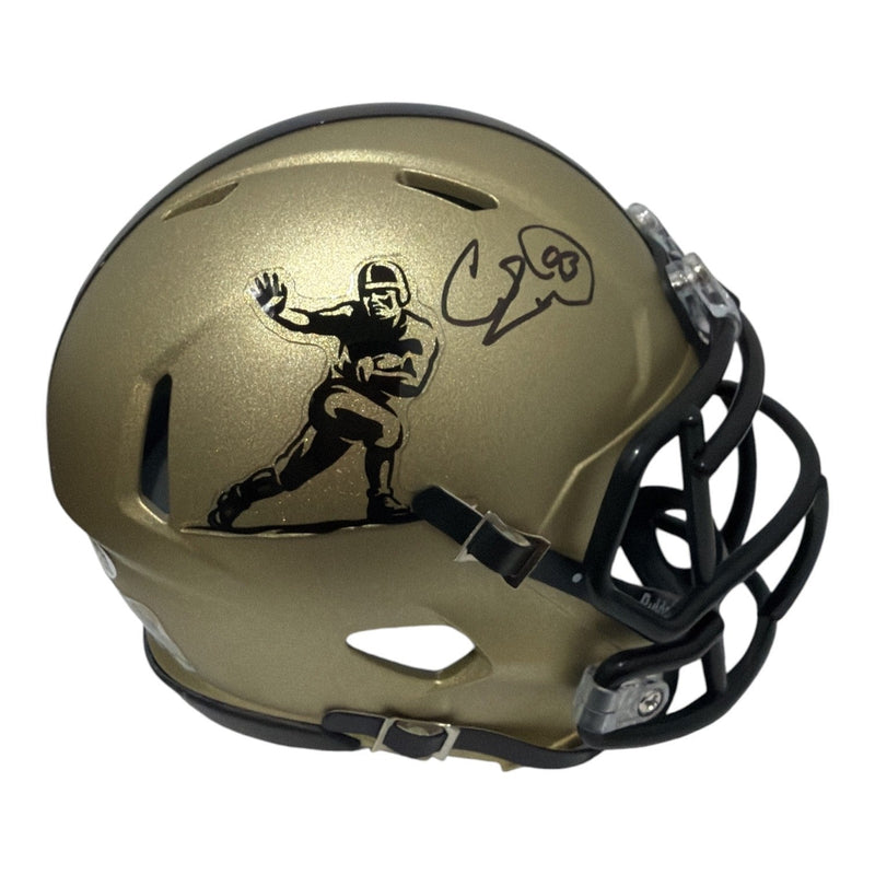 Charlie Ward Signed Autographed Heisman Logo Speed Mini Helmet JSA Witness COA