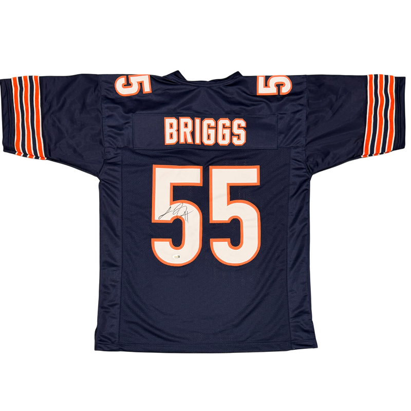 Lance Briggs Signed Autographed Chicago Bears Custom Jersey JSA Witness COA