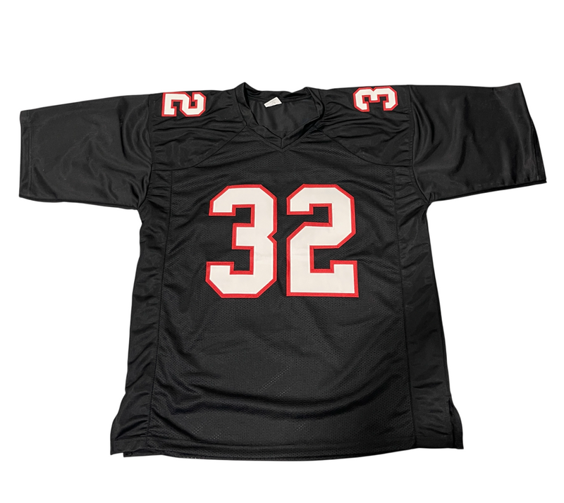 Jamal Anderson Signed Atlanta Falcons Custom Jersey Beckett Witness BAS COA