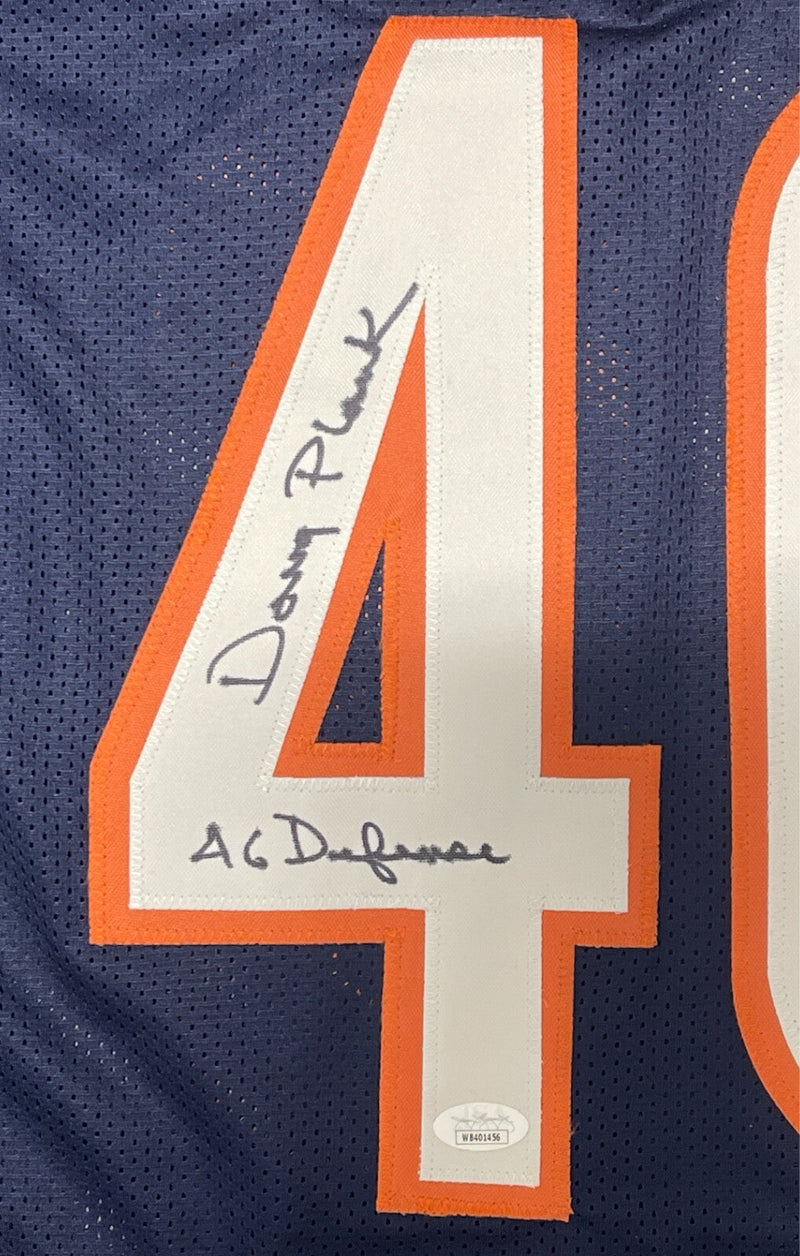 Doug Plank Signed Chicago Bears Custom Jersey w/ 46 Defense Beckett BAS COA