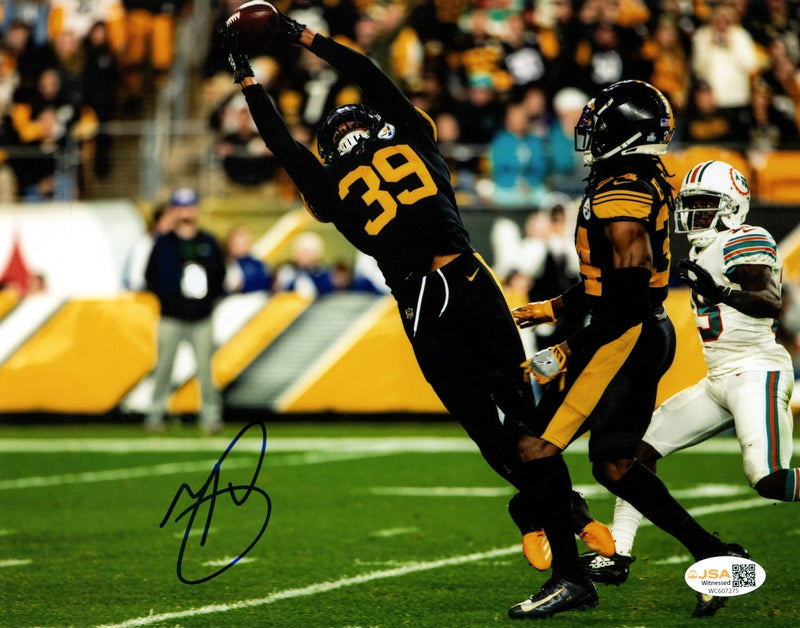Minkah Fitzpatrick Signed Pittsburgh Steelers 8x10 Photo JSA Witness COA #2