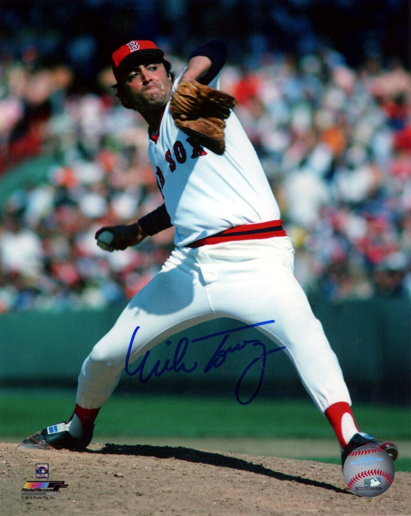 Mike Torrez Signed Autographed Boston Red Sox 8x10 Photo File LSCM COA #2