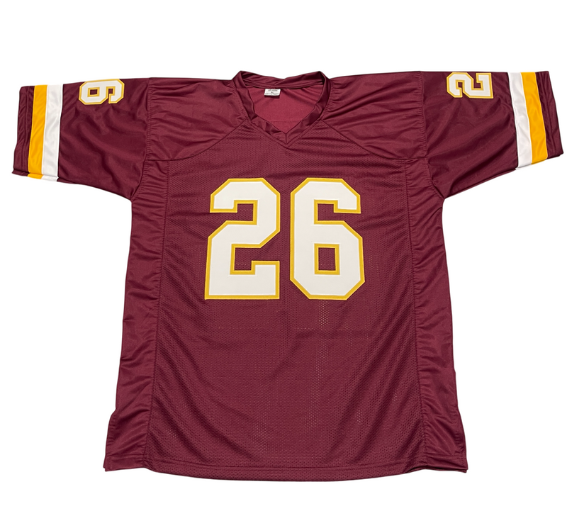Clinton Portis Signed Washington Custom Jersey Beckett Witness BAS COA