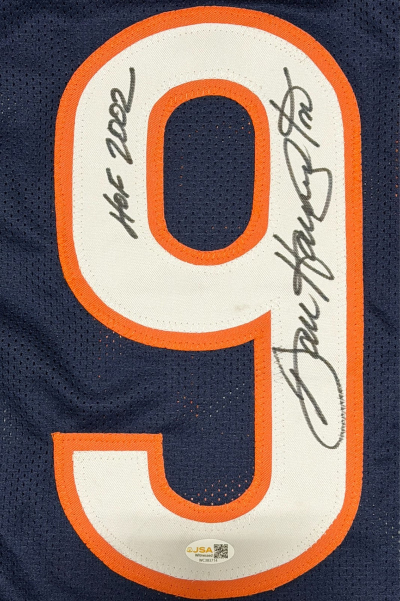 Dan Hampton Signed Chicago Bears Custom Jersey w/ HOF 2002 JSA Witness COA