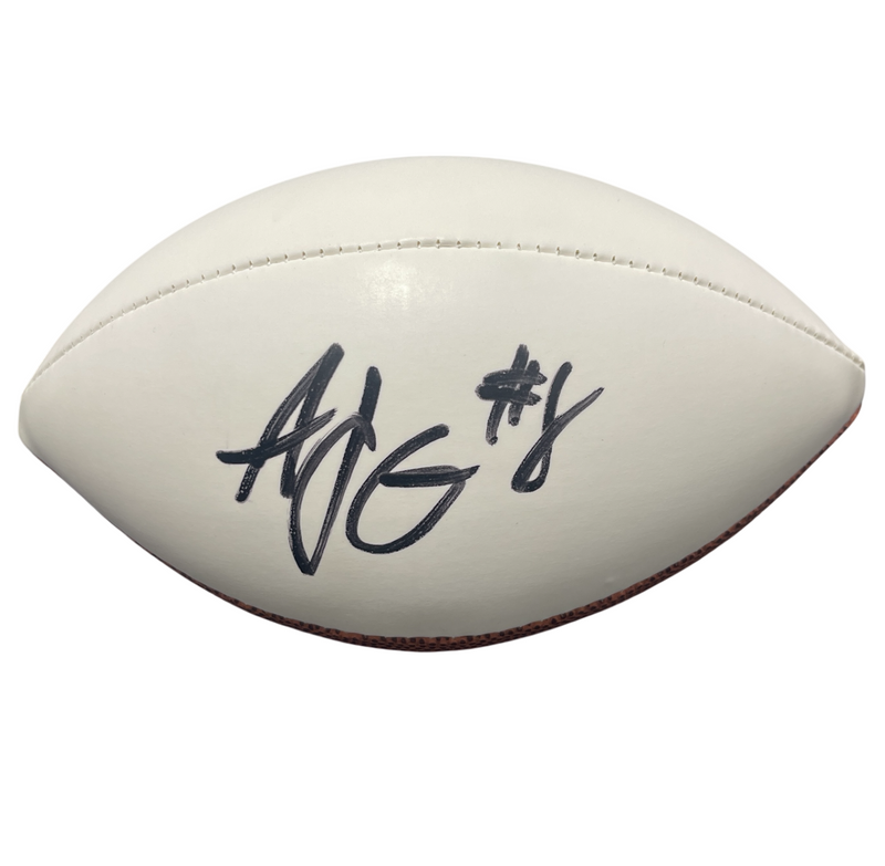 AJ Green Signed Wilson Mini White Panel NFL Football Cincinnati Bengals JSA COA