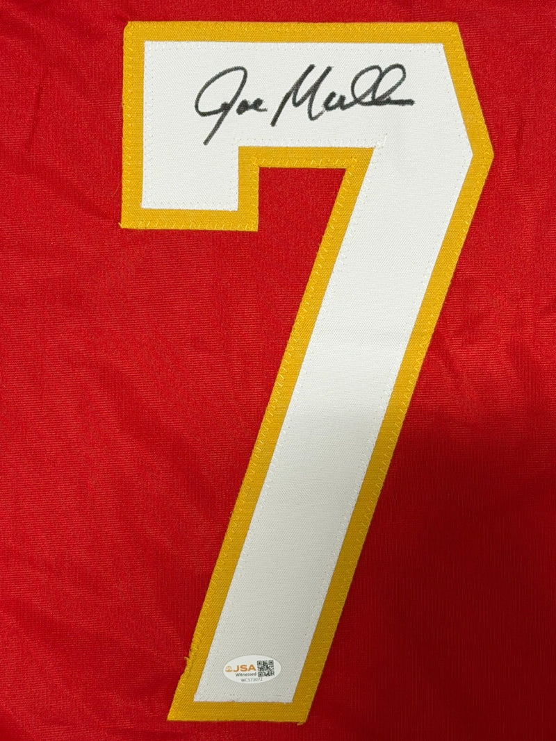 Joe Mullen Signed Autographed Calgary Flames Custom Jersey JSA Witness COA