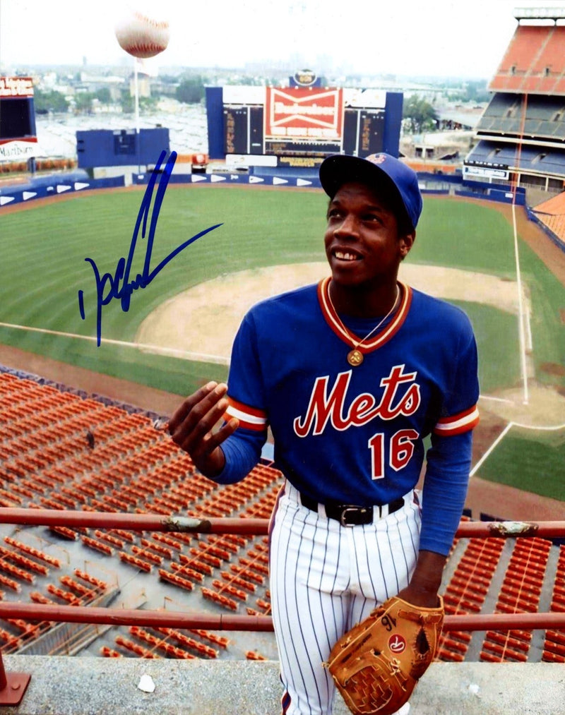 Doc Gooden Signed Autographed New York Mets 8x10 Photo LSCM COA