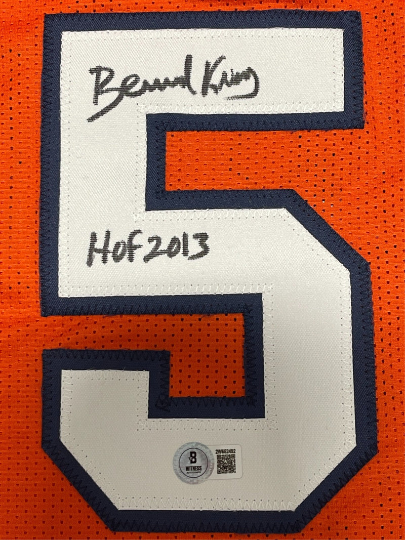 Bernard King Signed Auto Tennessee Custom Jersey w/ HOF 2013 Beckett Wit BAS COA