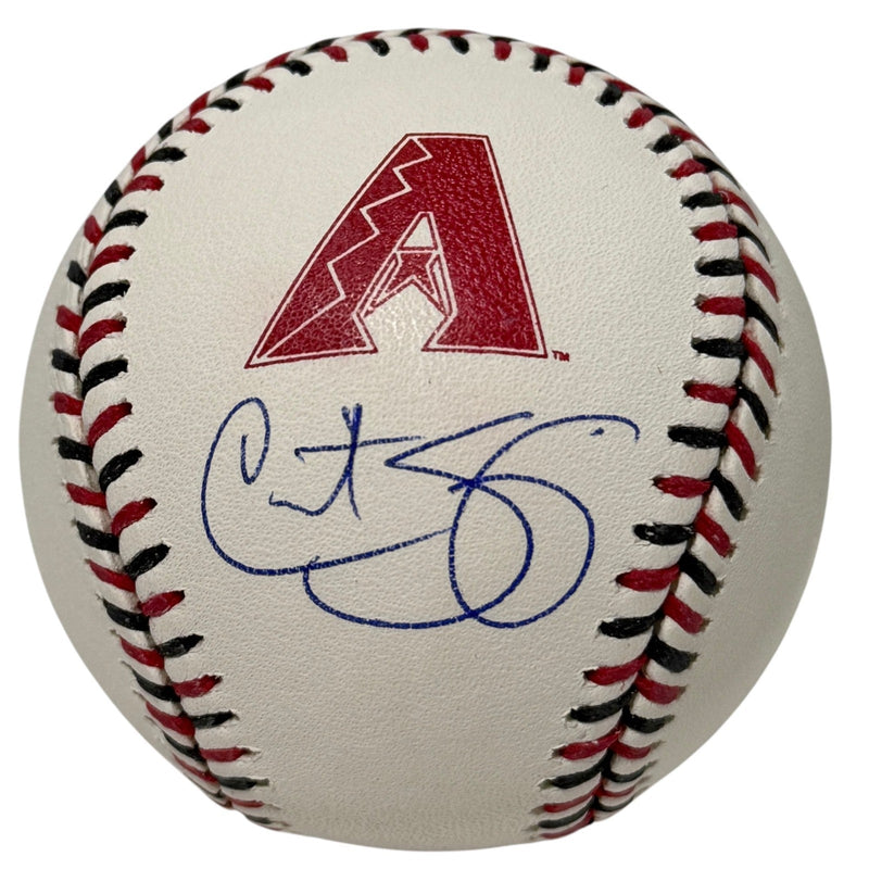 Curt Schilling Signed Autographed Diamondbacks Logo ROMLB Baseball JSA Wit. COA