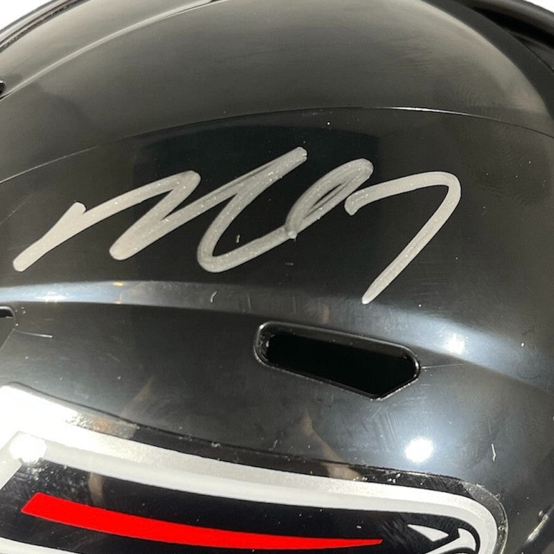 Michael Vick Signed Falcons Speed Mini Helmet Beckett Witness BAS COA