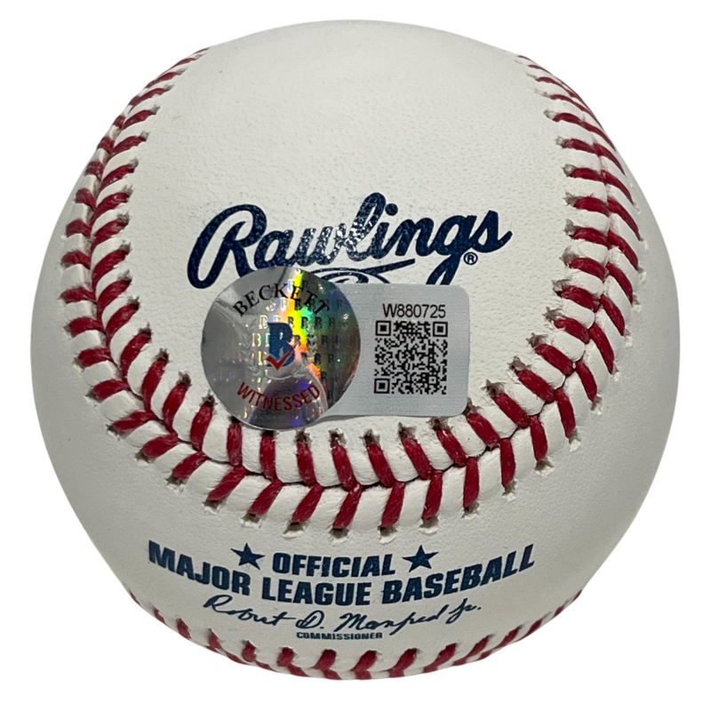 Brayan Bello Signed ROMLB Baseball w/ MLB Debut 7/6/22 Beckett BAS COA