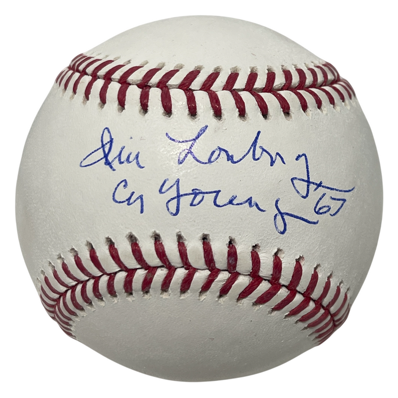 Jim Lonborg Signed ROMLB Baseball w/ CY Young 67 Beckett Witness BAS COA
