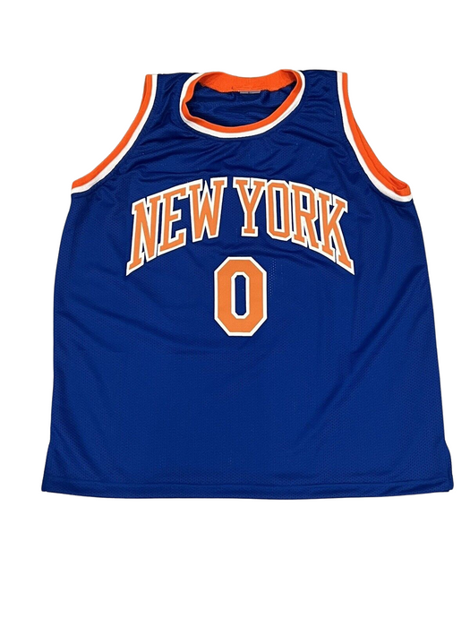 Donte DiVincenzo Signed NY Knicks Custom Jersey w/ Big Ragu Beckett W BAS COA