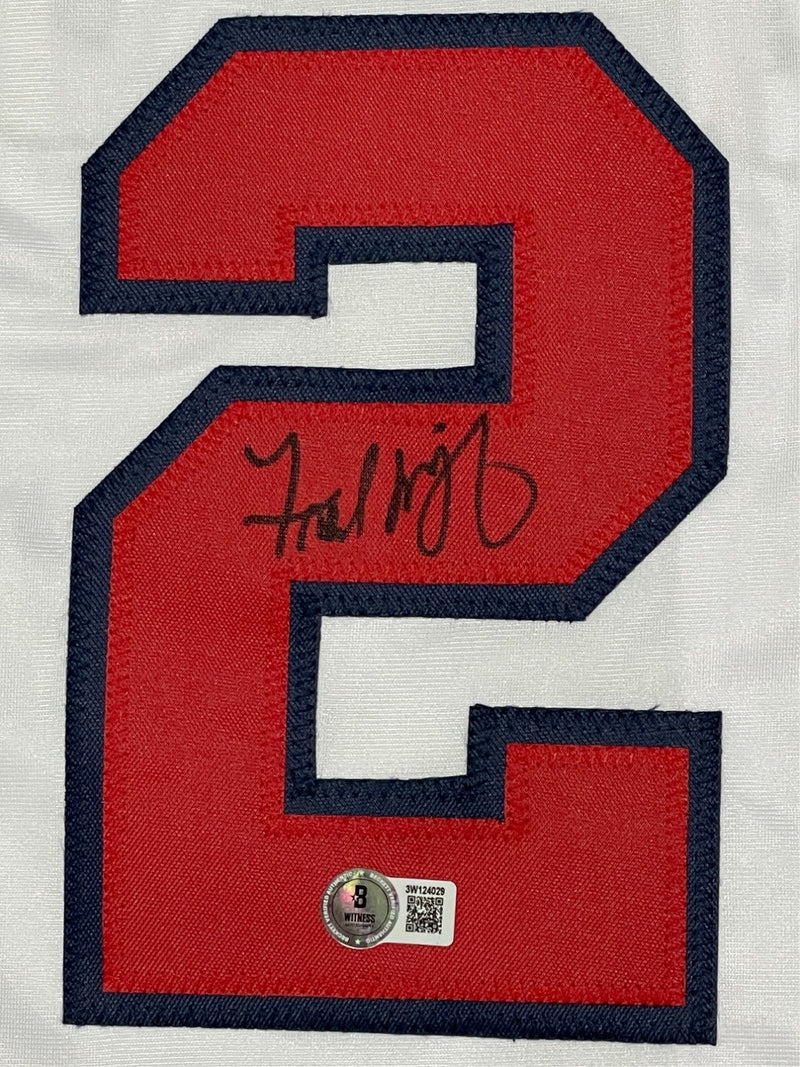 Fred McGriff Signed Atlanta Braves Custom Jersey Beckett Witness BAS COA