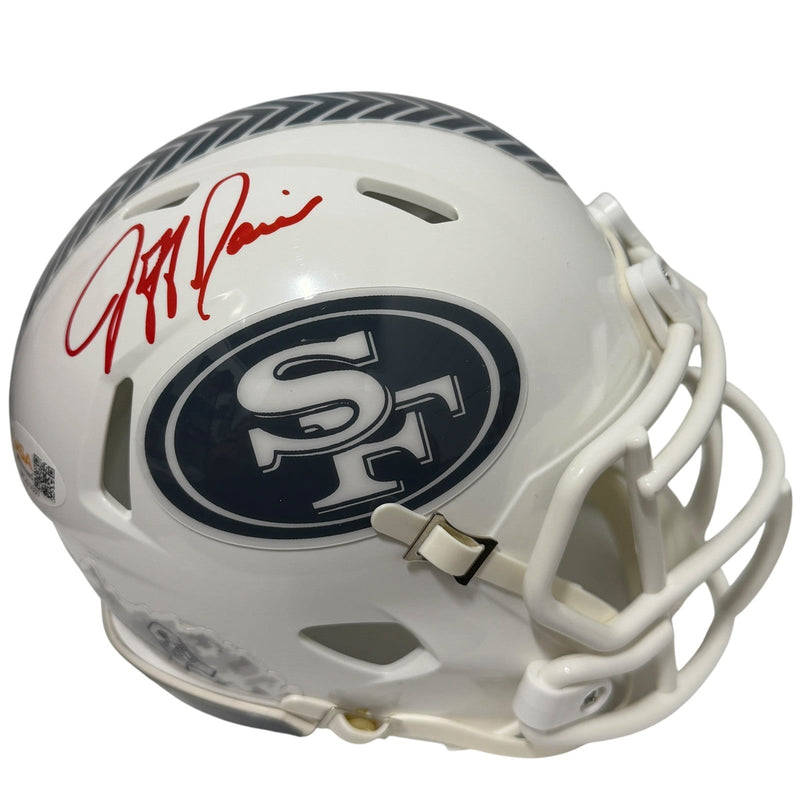 Jeff Garcia Signed San Francisco 49ers Salute 24 Mini Helmet JSA Witness COA