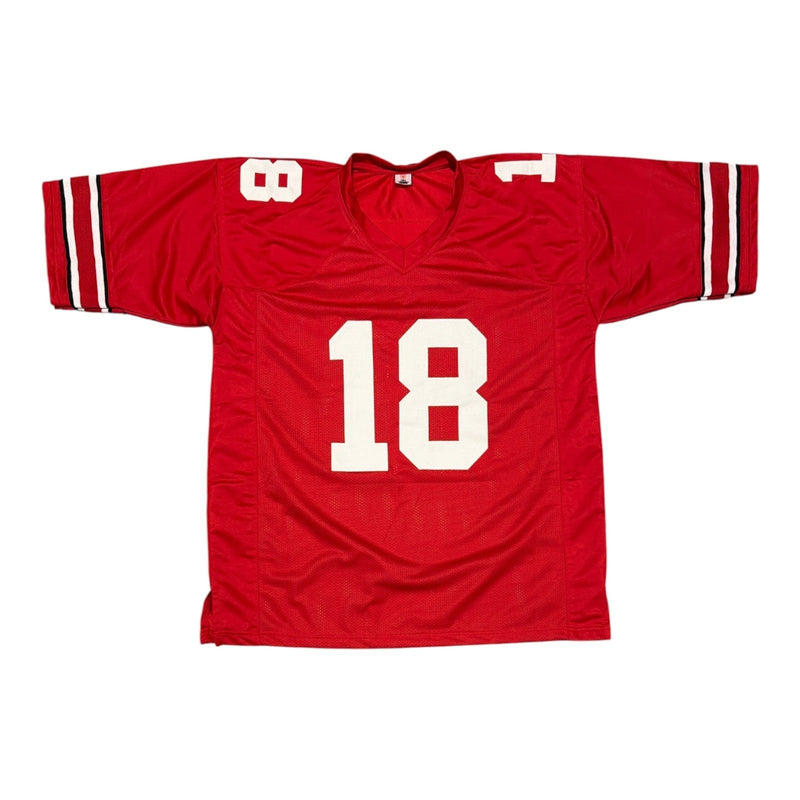 Will Howard Signed Ohio State Buckeyes Custom Jersey Beckett Witness BAS COA