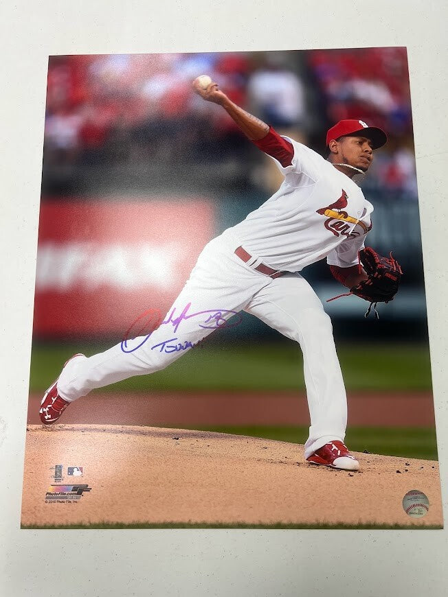 Carlos Martinez Signed Auto Autographed 16x20 Photo LSCM COA HOLO Tsunami #18 PF