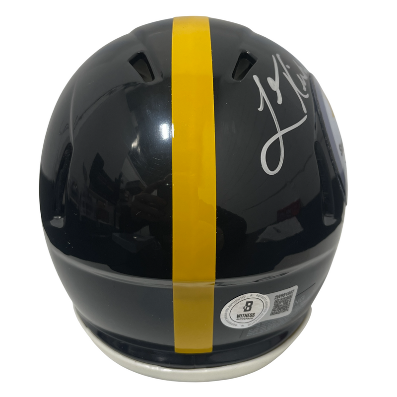 Levon Kirkland Signed Pittsburgh Steelers Speed Mini Helmet Beckett Wit BAS COA