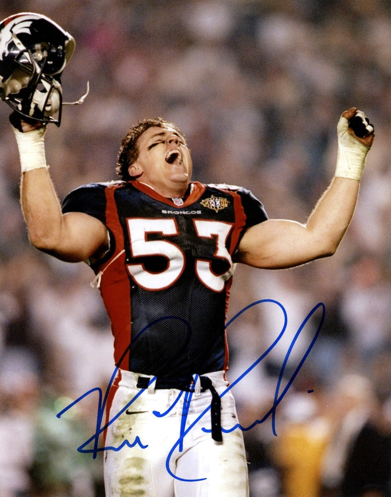 Bill Romanowski Signed Autographed Denver Broncos 8x10 Photo LSCM COA