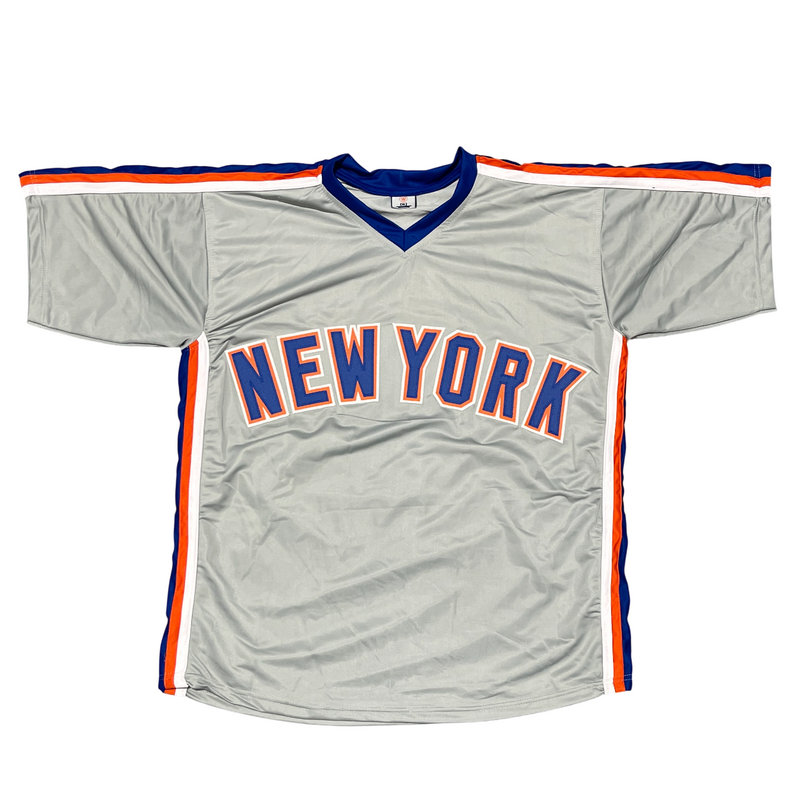 Lenny Dykstra Signed New York Mets Custom Jersey w/ 86 WSC Beckett Wit BAS COA