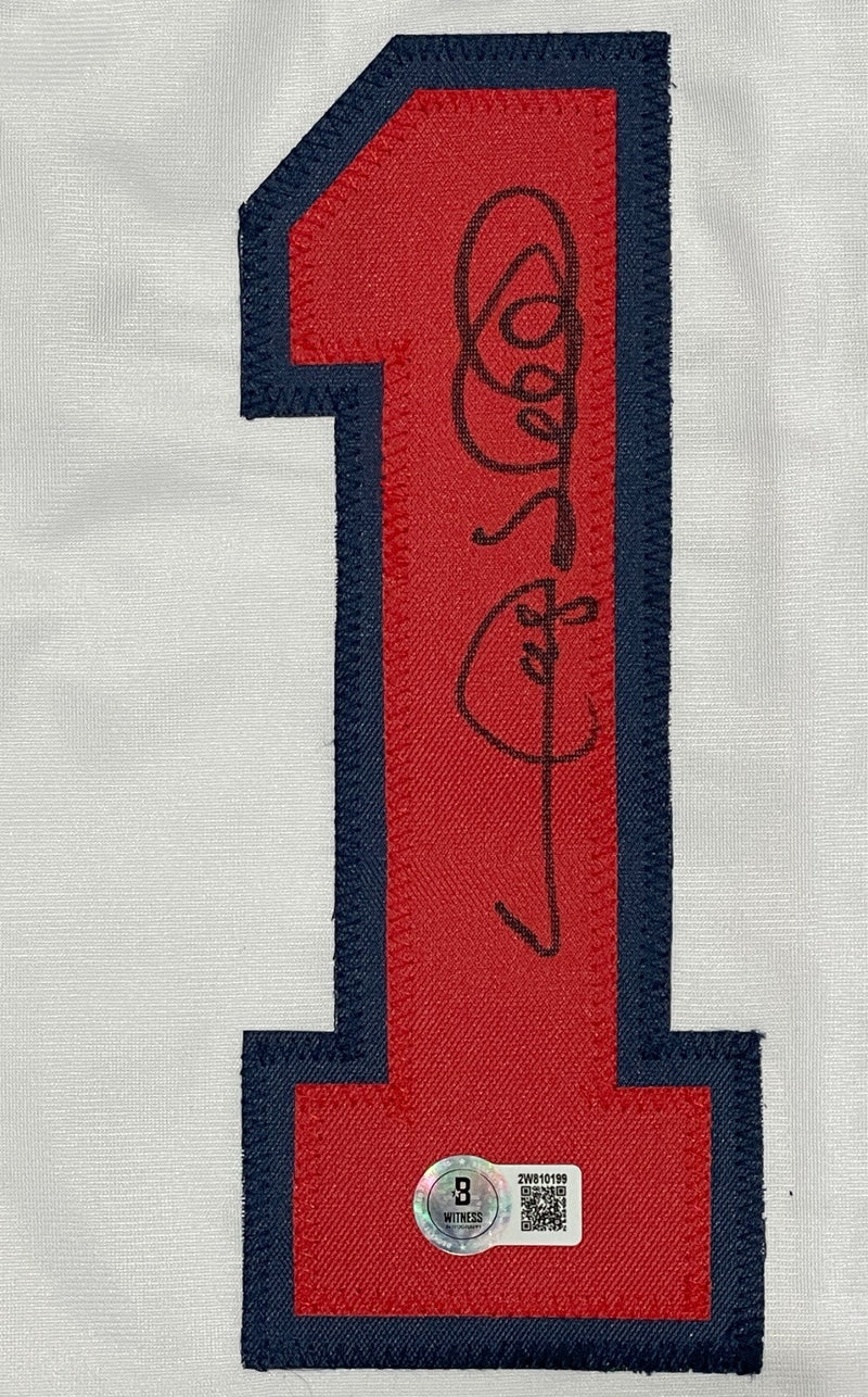 Gary Sheffield Signed Atlanta Braves Custom Jersey Beckett Witness BAS COA