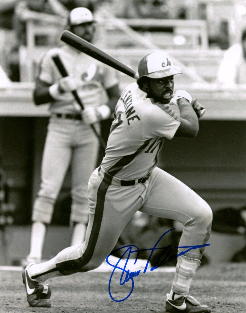 Ellis Valentine Signed Autographed Montreal Expos 8x10 Photo LSCM COA #2