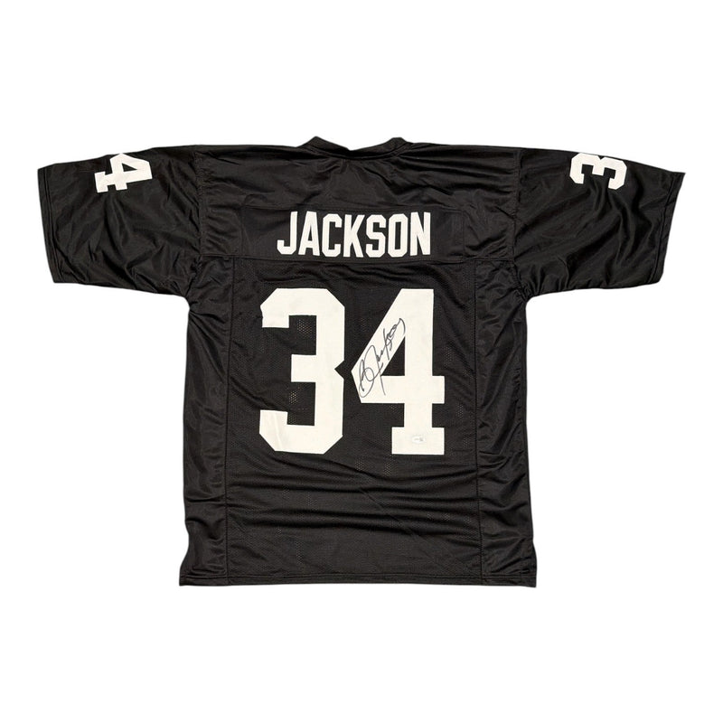 Bo Jackson Signed Autographed Oakland Raiders Custom Jersey JSA Witness COA