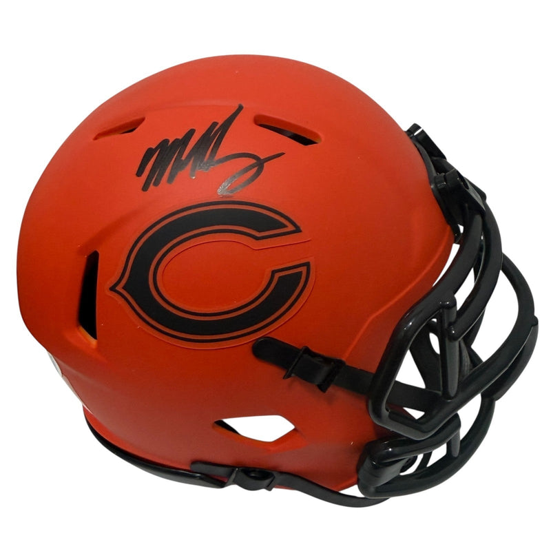 Mike Singletary Signed Autographed Chicago Bears Rave Mini Helmet JSA COA