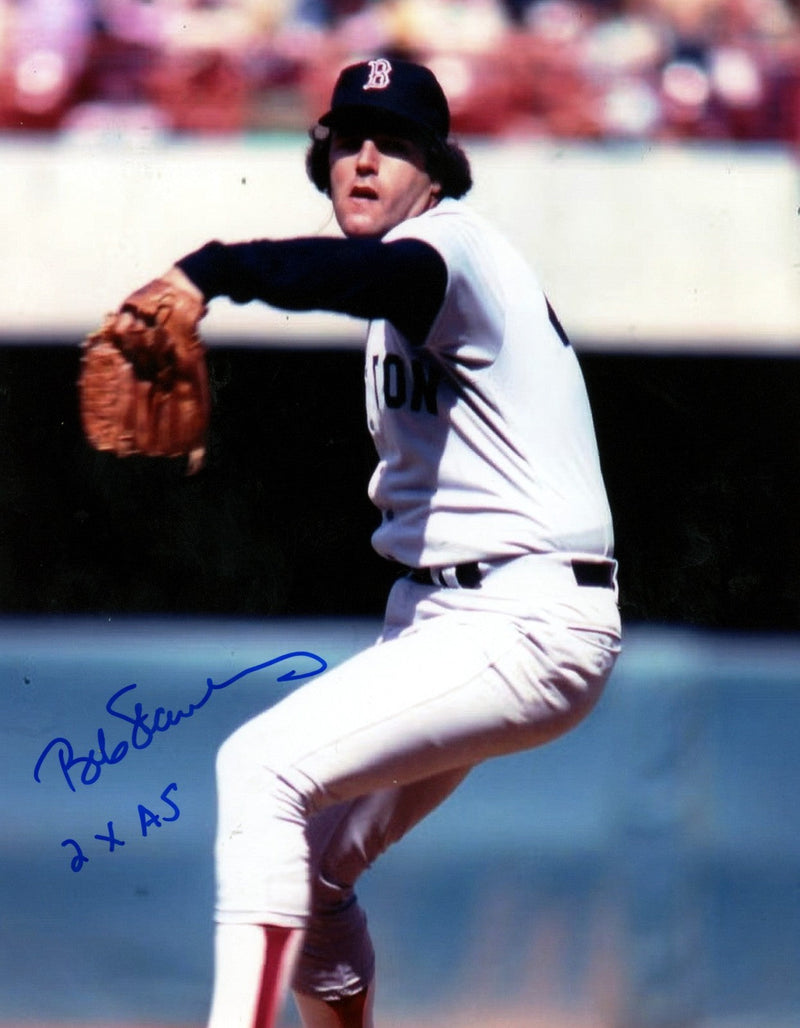 Bob Stanley Signed Autographed Boston Red Sox 8x10 w/ 2x AS Inscription LSCM COA