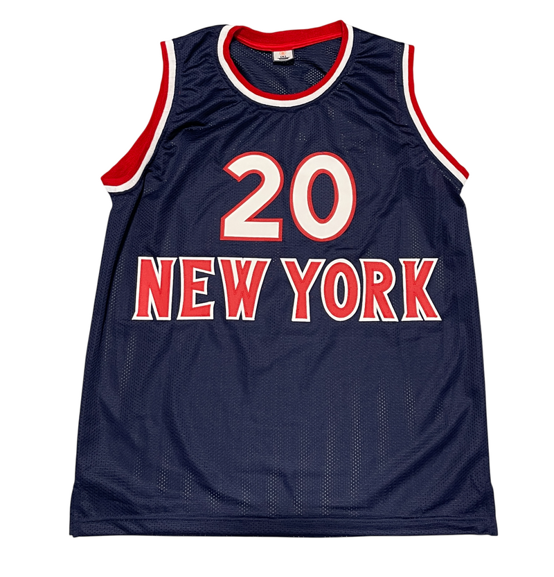 Micheal Ray Richardson Signed New York Knicks Custom Jersey Beckett Wit BAS COA