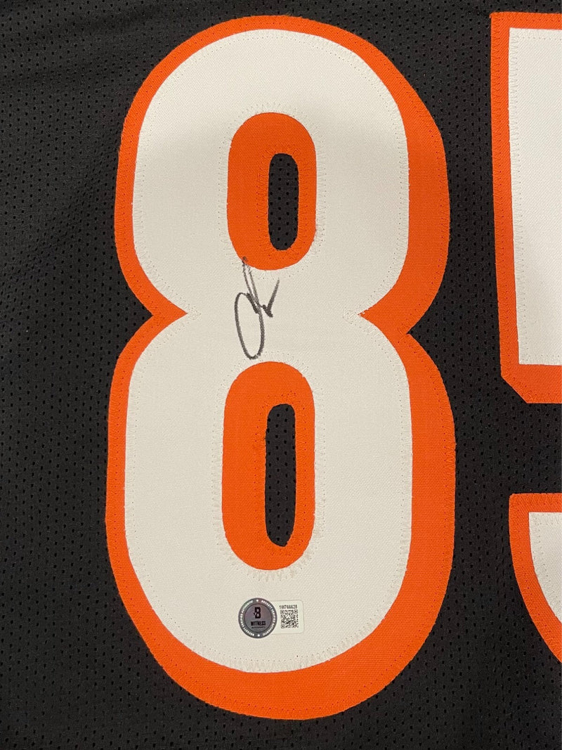 Chad Ochocinco Johnson Signed Bengals Custom Jersey Beckett Witness BAS COA