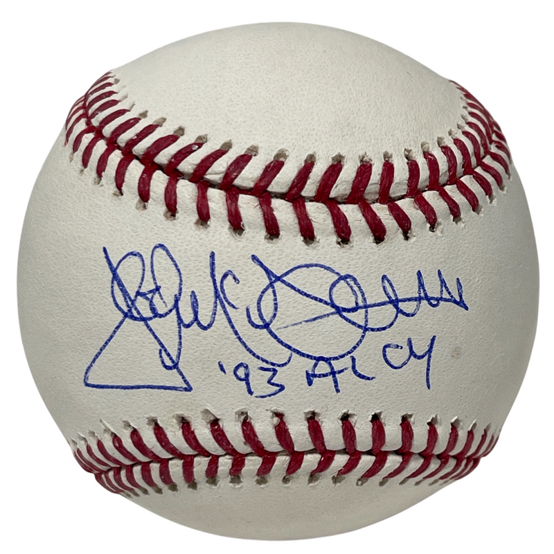 Jack McDowell Signed ROMLB Baseball w/ 93 AL CY Beckett Witness BAS COA