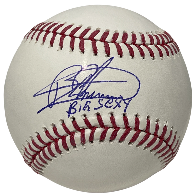Bartolo Colon Signed ROMLB Baseball w/ Big Sexy Beckett Witness BAS COA