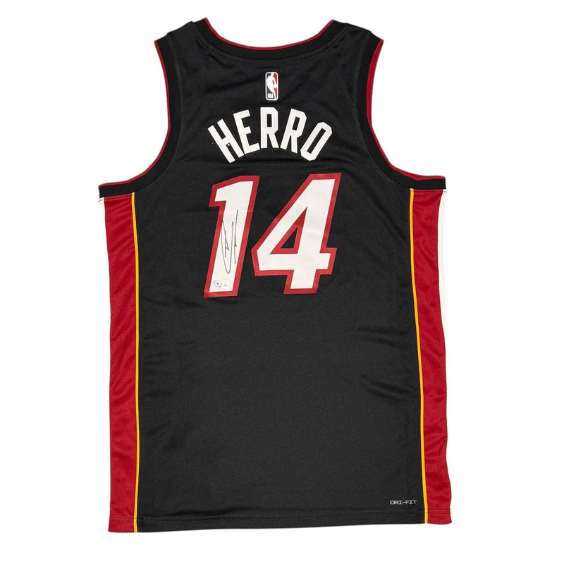 Tyler Hero Signed Autographed Miami Heat Nike Jersey Beckett Witness BAS COA